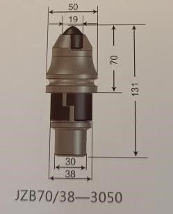 Construction Machinery Cone Pick  JZB70/38-3050