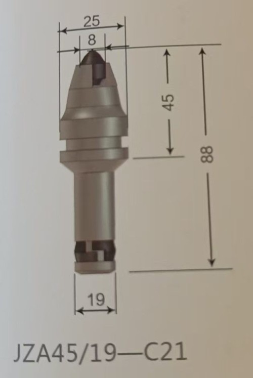 Construction Machinery Cone Pick JZA45/19-C21
