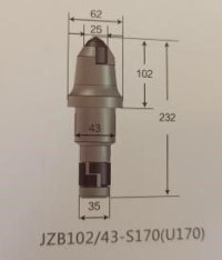 Road header Cone Pick JZB/43-S170(U170)