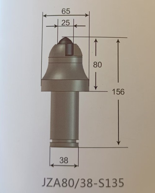 Road header Cone Pick JZA80/38-S135
